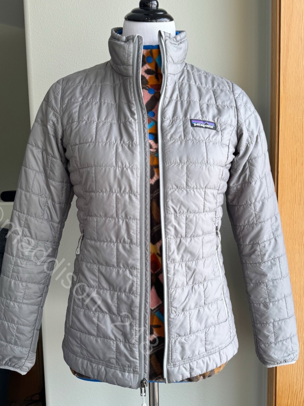 Patagonia Nano Puff Jacket Extra Small Feather Grey Windproof Water Resistant XS